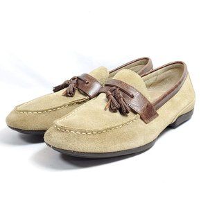 RJ Colt Driving Loafers Men's Sz 9.5 Tan Suede